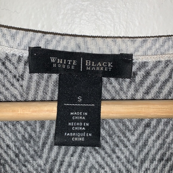 WHBM Herringbone Pattern Pullover Sweater - Picture 4 of 5